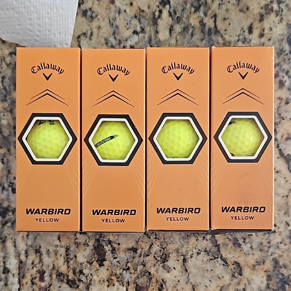 Callaway Warbird Yellow Golf Balls